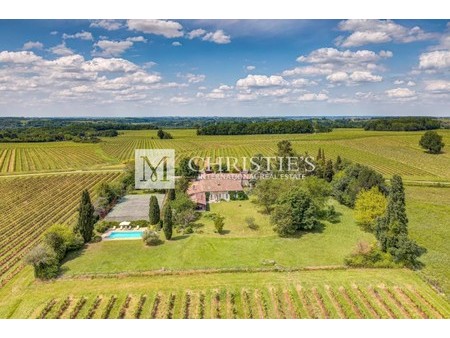 deux maisons en pierre avec piscine et tennis près de saint-emilion une impressionnante pr