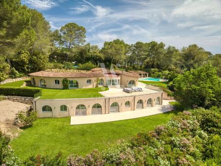 mouans-sartoux - villa atypique d'exception  642 m2  terrain 1 hectare  piscine  jacuzzi