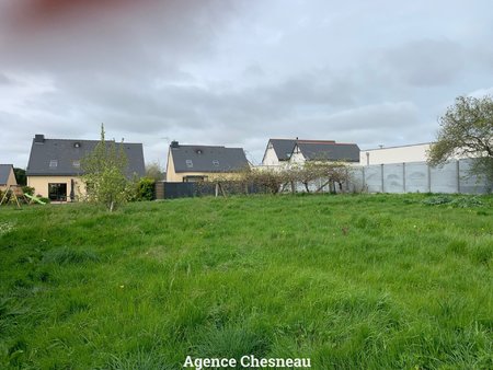 a vendre terrain constructible 1000 m2 à saint méloir-des-ondes (35)