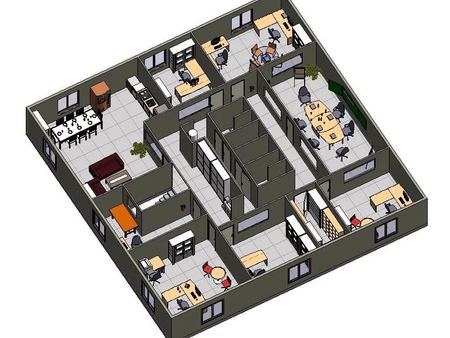 bureaux 8 pièces 230 m² arles