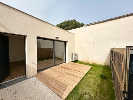 rangueil t3 63 m² hab. + terrasse et jardin + 2 pk sous-sol