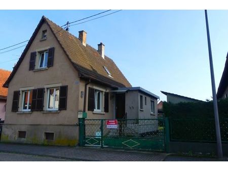drusenheim : maison de 77m² 4 pièces avec dépendances à rénover