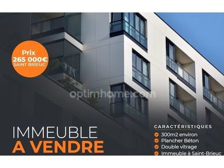 vente immeuble 300 m² saint-brieuc (22000)