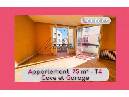 vente appartement 4 pièces 75 m² lourdes (65100)