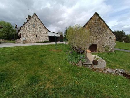 maison en pierre  type t3  avec grange  carport  terrasse et terrain d'environ 1095 m2 ...