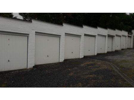 2 box garages à louer - situation centrale - wavre
