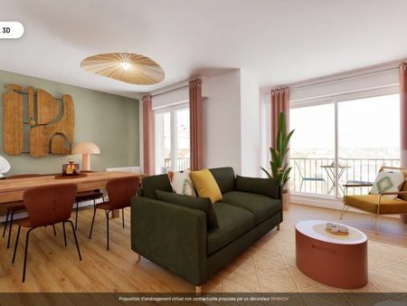 appartement limoges 58 m² t-2 à vendre  79 900 €
