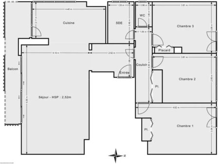 appartement saint-cloud 4 pièce(s) 85.5 m2