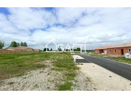 vente terrain 500 m² cussac-fort-médoc (33460)