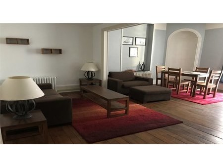 appartement f3 meublé - terrasse - nancy centre