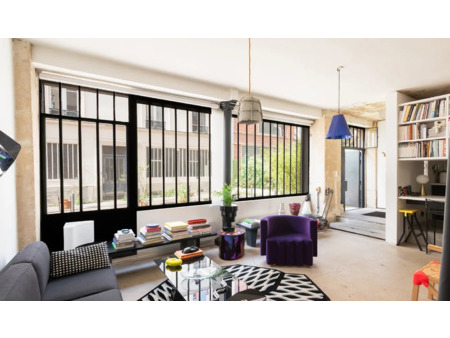 appartement de prestige en vente à paris 11e : loft/atelier - beaux volumes - traversant -