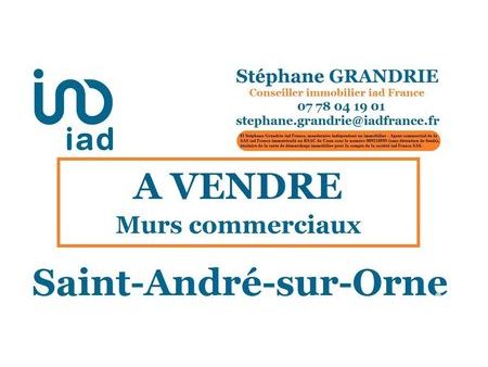 vente commerce 92 m² saint-andré-sur-orne (14320)