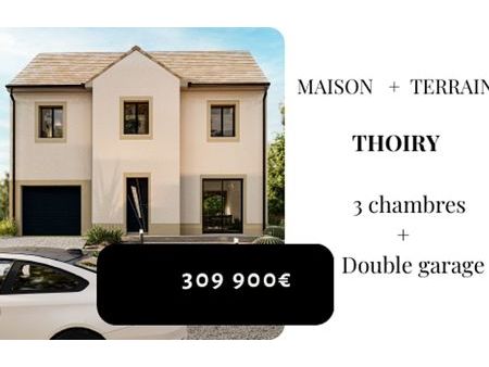 vente maison à construire 4 pièces 85 m² thoiry (78770)