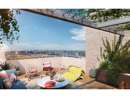 appartement toulouse 2 pièces de 40 m2 + 15m² de terrasse !