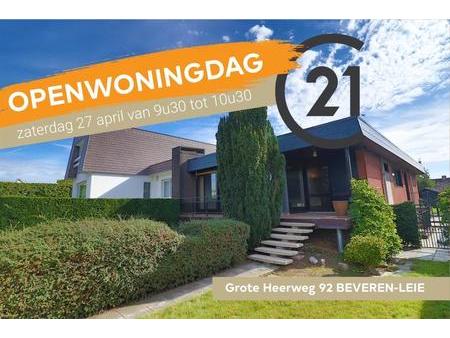 single family house for sale  grote heerweg 92 beveren-leie 8791 belgium