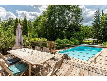 maison rénovée avec piscine au coeur du beaujolais