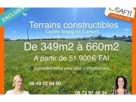 vente terrain 509 m² camors (56330)