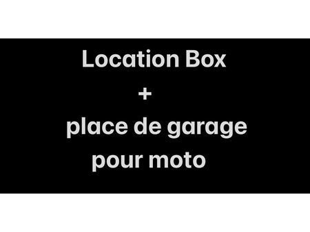 box de stockage + garage moto château-gontier