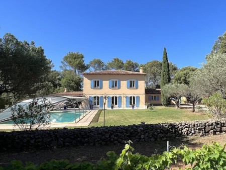 provence - var: mooie  provençaalse bastide gebouwd in 1998  met riant zwembad  zomerkeuke