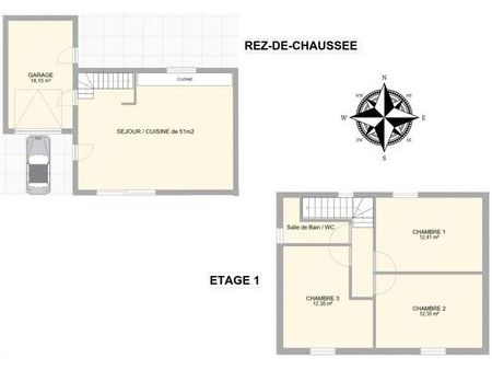 maison 4 pièces 98 m²