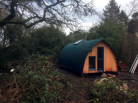 maison - cabane en bois  écologique et démontable en moins de 48h - habitat léger ou réver