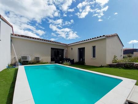 vente maison moderne avec piscine à montagnac