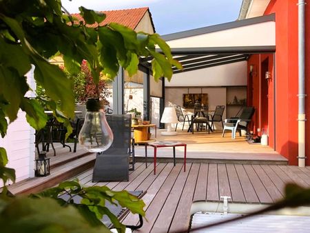 soppe-le-bas  superbe maison mitoyenne 4 pièces d’environ 80 m²  terrasse  pergola  jardin