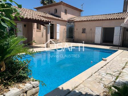villa au style provençal 186m2 sur terrain de 600m2 - 6 pièces 4 chambres - piscine 9x4