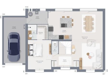 vente maison neuve 7 pièces 155 m²