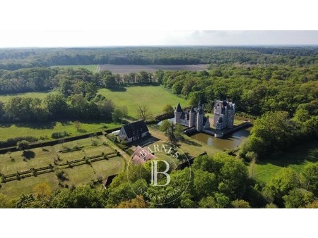 château mh du xvème siècle et ses dépendances 39 hectares - sologne (41)  france cette pro