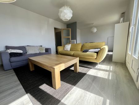 quartier la tourelle / hopital - appartement t3 meublé de 71 m² avec balcon