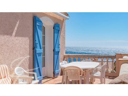 villa provençale en front de mer et plage à pied