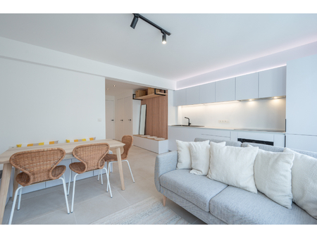 lichtrijk vernieuwd appartement op 50 meter van het strand van duinbergen