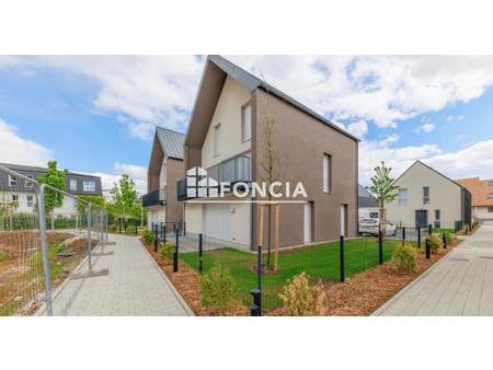 oberhausbergen - 5 pieces duplex neuf - 105m² - terrasse 16m² - parking privatif