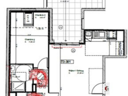 appartement neuf-71.02m² -mordelles (35310)