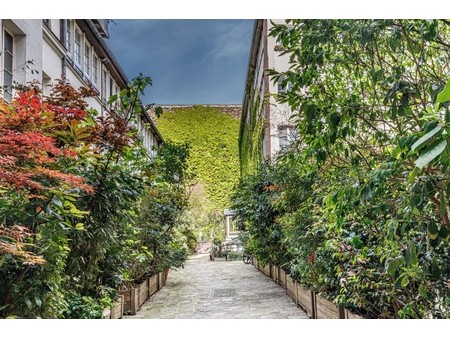 exclusivité : appartement duplex  rez de jardin + terrasse dans une célèbre copropriété du
