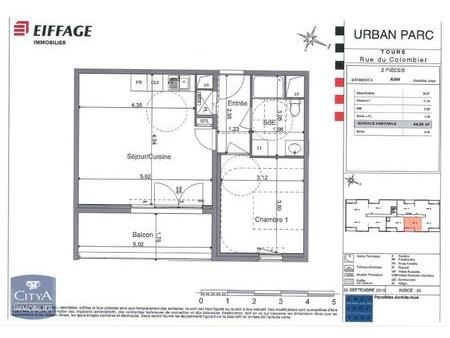 appartement 2 pièces  44.5m² ges03730021-33