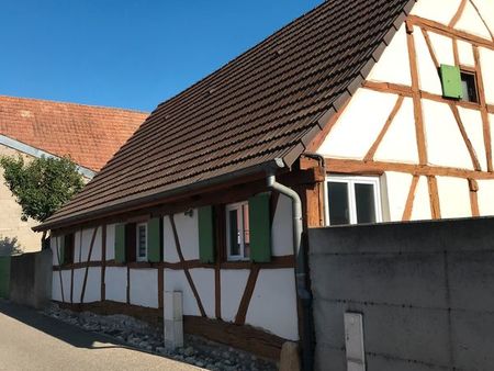 loue maison alsacienne à fessenheim