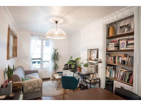location appartement lumineux meublé de 35m2 dans le 10ème arrondissement paris