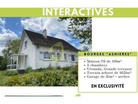 vente maison 6 pièces 110 m² bourges (18000)