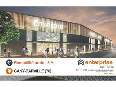 vente commerce 815 m² cany-barville (76450)