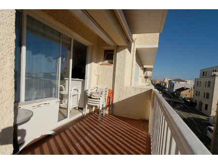 narbonne-plage appartement de type 2 avec terrasse et balcon