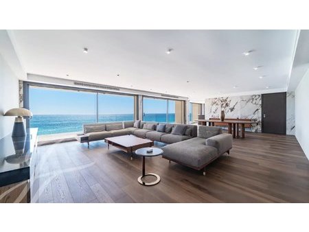 roquebrune cap martin - appartement vue mer panoramique - 4 chambres - piscine - garages