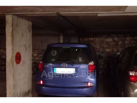 vente parking 10m2 paris 14eme (75014) - 17200 € - surface privée