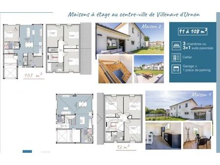 vente maison à construire 5 pièces 107 m² villenave-d'ornon (33140)