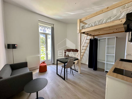 appartement toulouse/minimes 1 pièce(s) 18.24 m2 - balcon - meublé