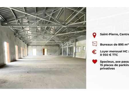 location bureau 1 pièce 895 m² saint-pierre (97410)