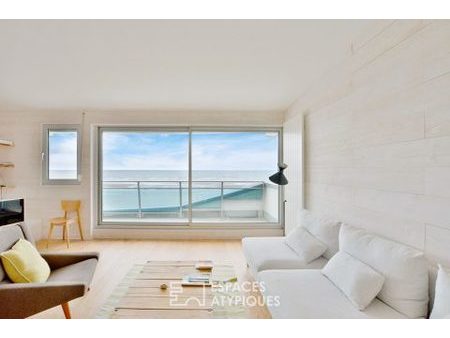 appartement dernier étage avec vue panoramique sur la mer et les dunes