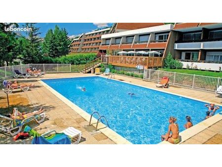 serre chevalier pierre & vacances multipropriété apt 4personne piscine terrasse pkg
