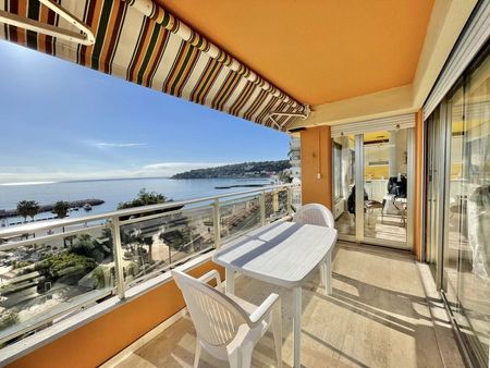 roquebrune-cap-martin: magnifique 4p traversant avec terrasse et vue panoramique mer